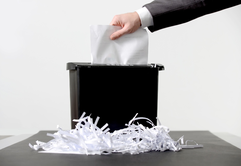 Documents You Must Avoid Shredding in Los Angeles, CA